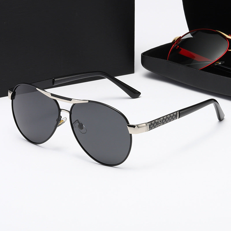 Damed elegante metall solbriller Skanto