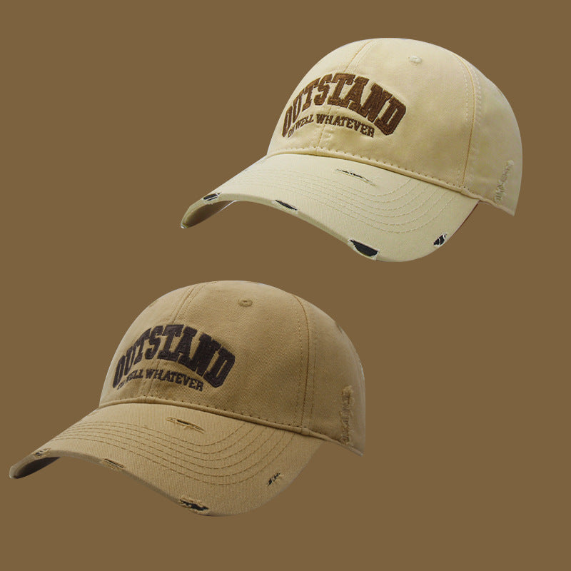 Unisex Slittet Fritids Caps Skanto
