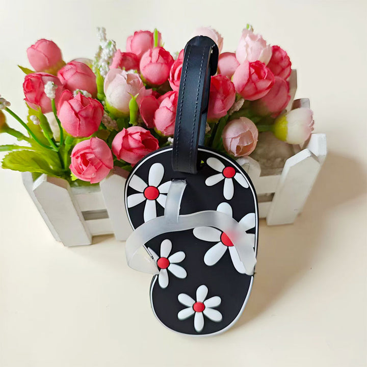 Unisex Fun Flip Flop Bagasje Tag Skanto