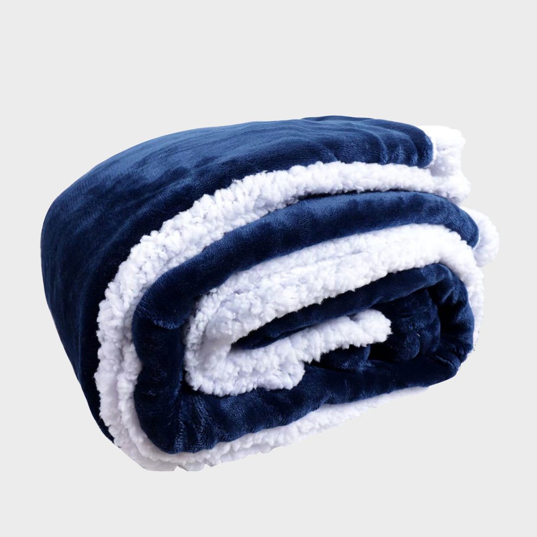 Dame plysj teppe med dobbel fleece Skanto