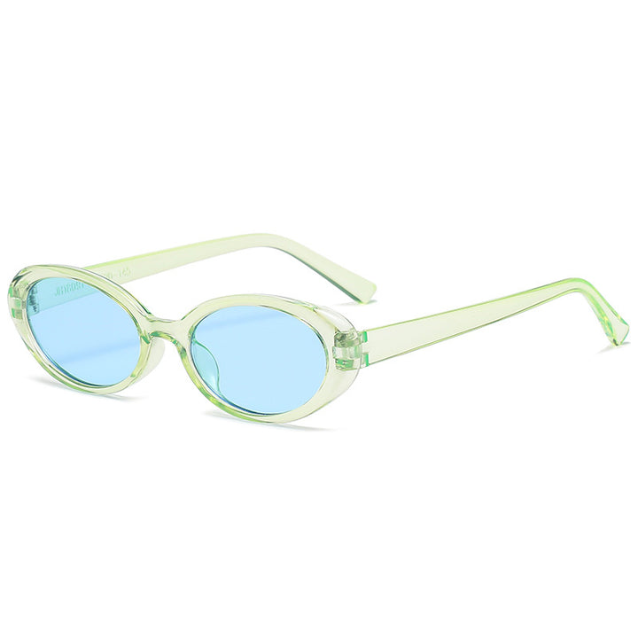 Dame elegant Cat-Eye solbriller med unik dyreprint Skanto