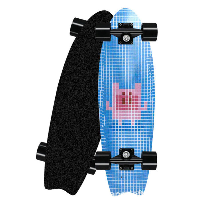 Surf-Inspirert Mini Cruiser Skateboard Skanto