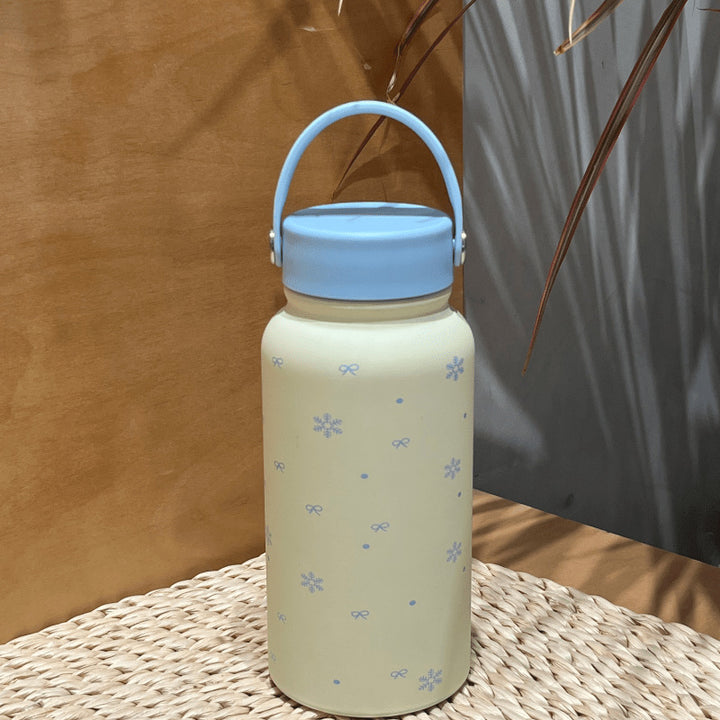 Damen Isoliertrinkflasche mit praktischem Tragegriff und fröhlichem Design Skanto
