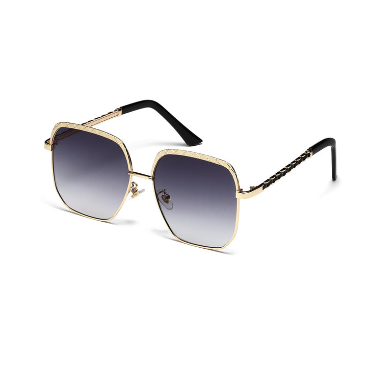 Dame moteriktig oversized solbrille i geometrisk design Skanto