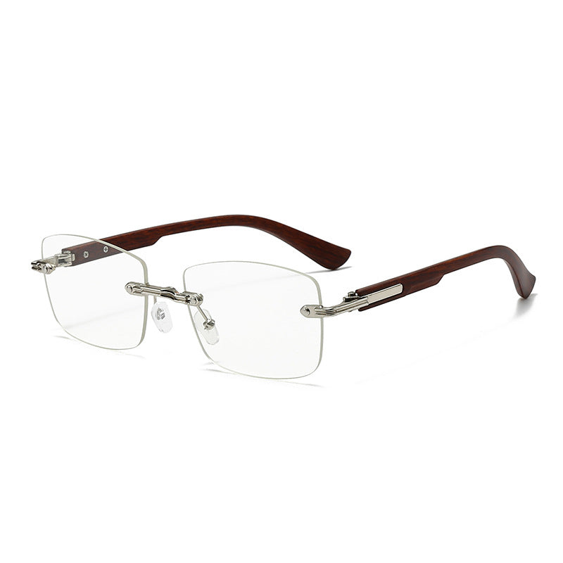 Dame moteriktig firkantet solbrille med elegante tre detaljer Skanto