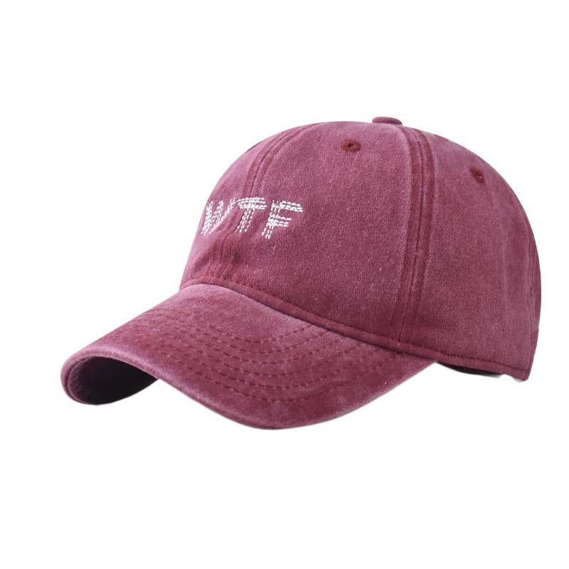 Kvinne Casual Slitt Denim Baseball Caps Skanto