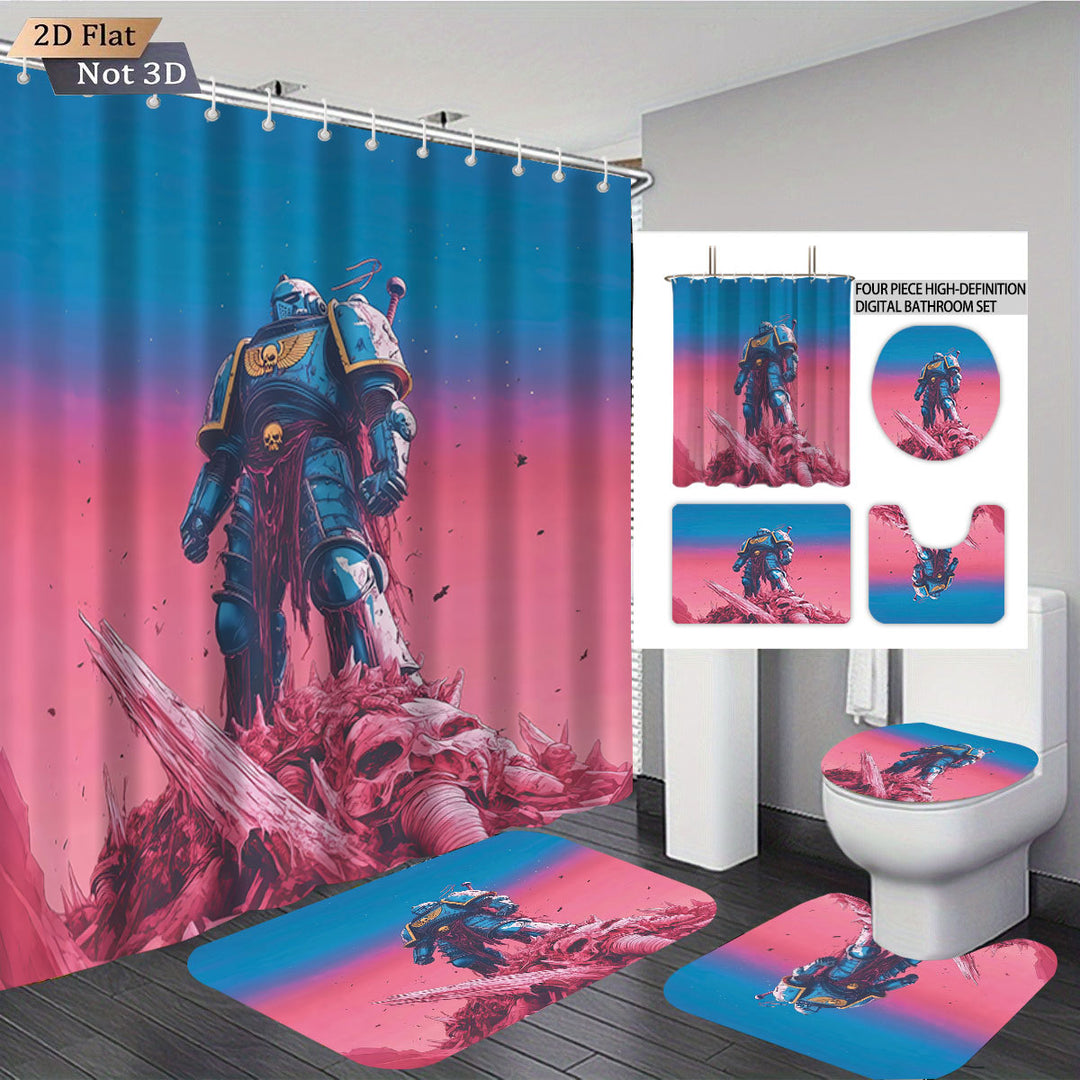 Digital Fantasy-tema Baddekor Sett Skanto