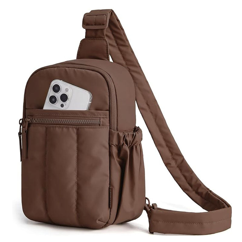Kompakt Crossbody Veske med Flere Rom Skanto