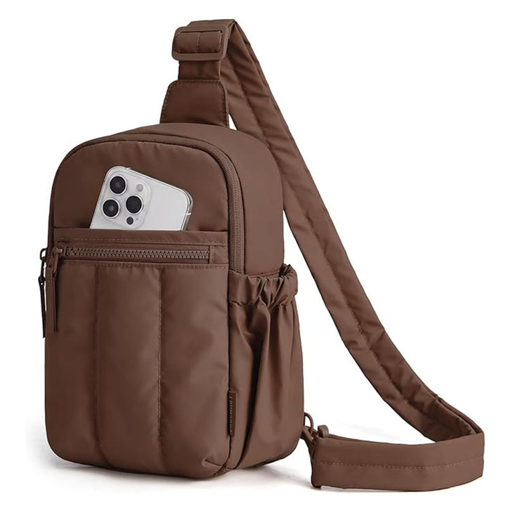Kompakt Crossbody Veske med Flere Rom Skanto