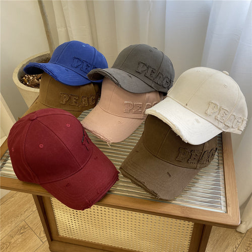 Kvinne Slitt Grafisk Fred Baseball caps Skanto