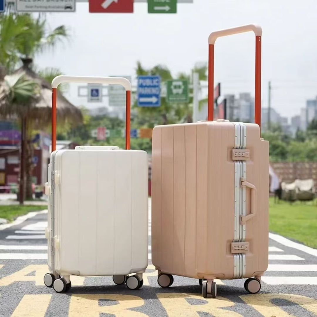 Utvidbar reise trillekoffert med glatte hjul Skanto