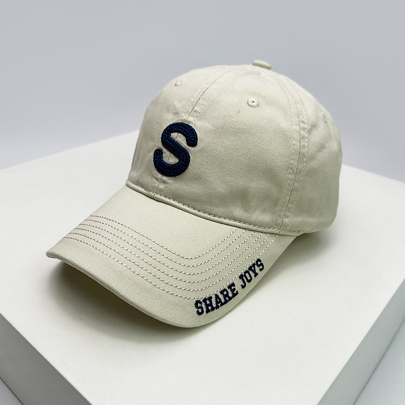 Herre Casual Bomull Slitt Caps Skanto