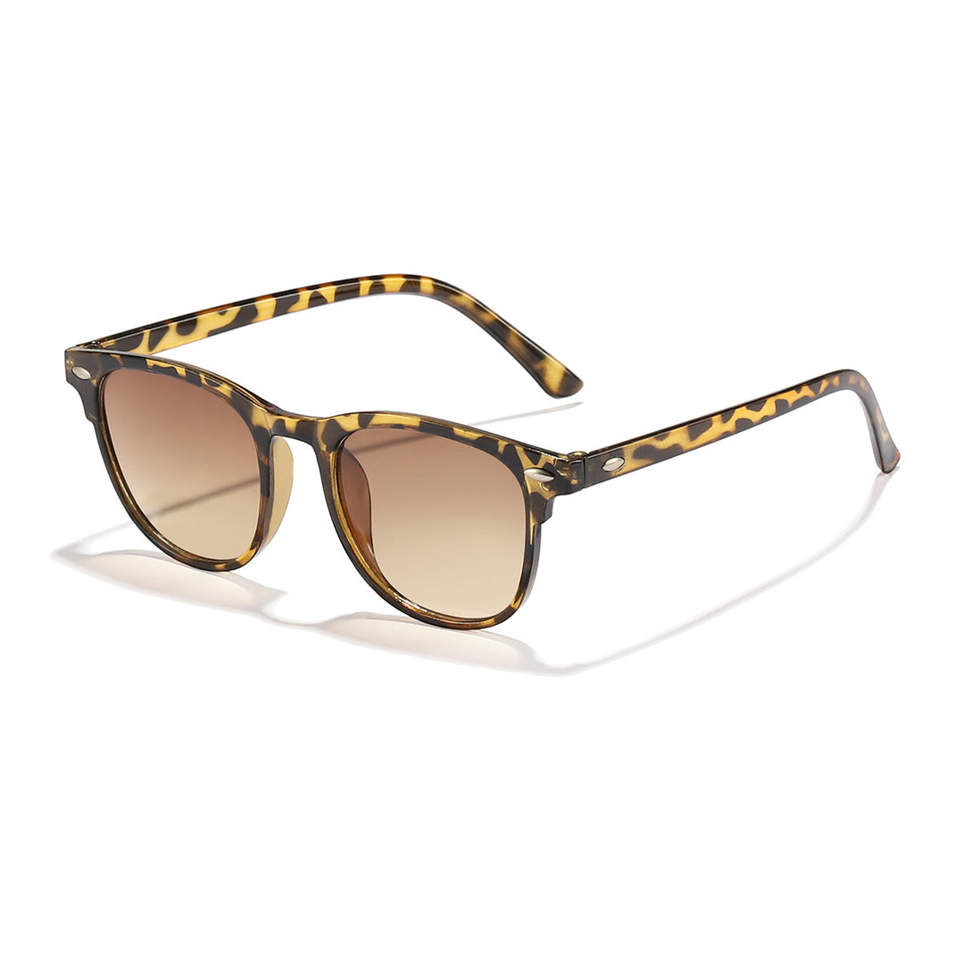 Dame trendy Gjennomsiktig Solbrille Skanto