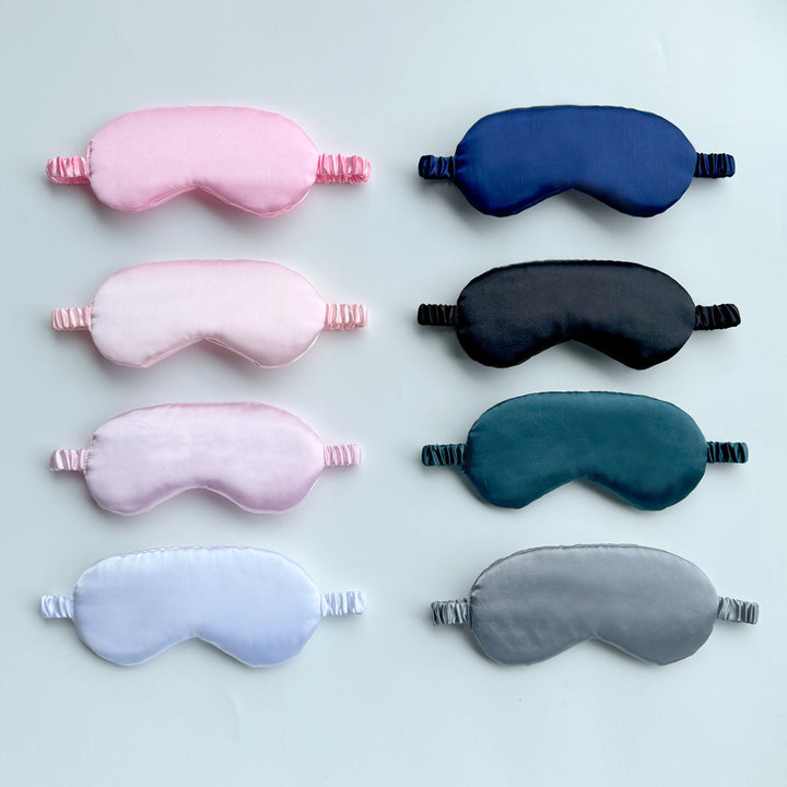 Damen nan ergonomisk silkeaktig sovemaske med polstret nesebro og elastisk stropp Skanto