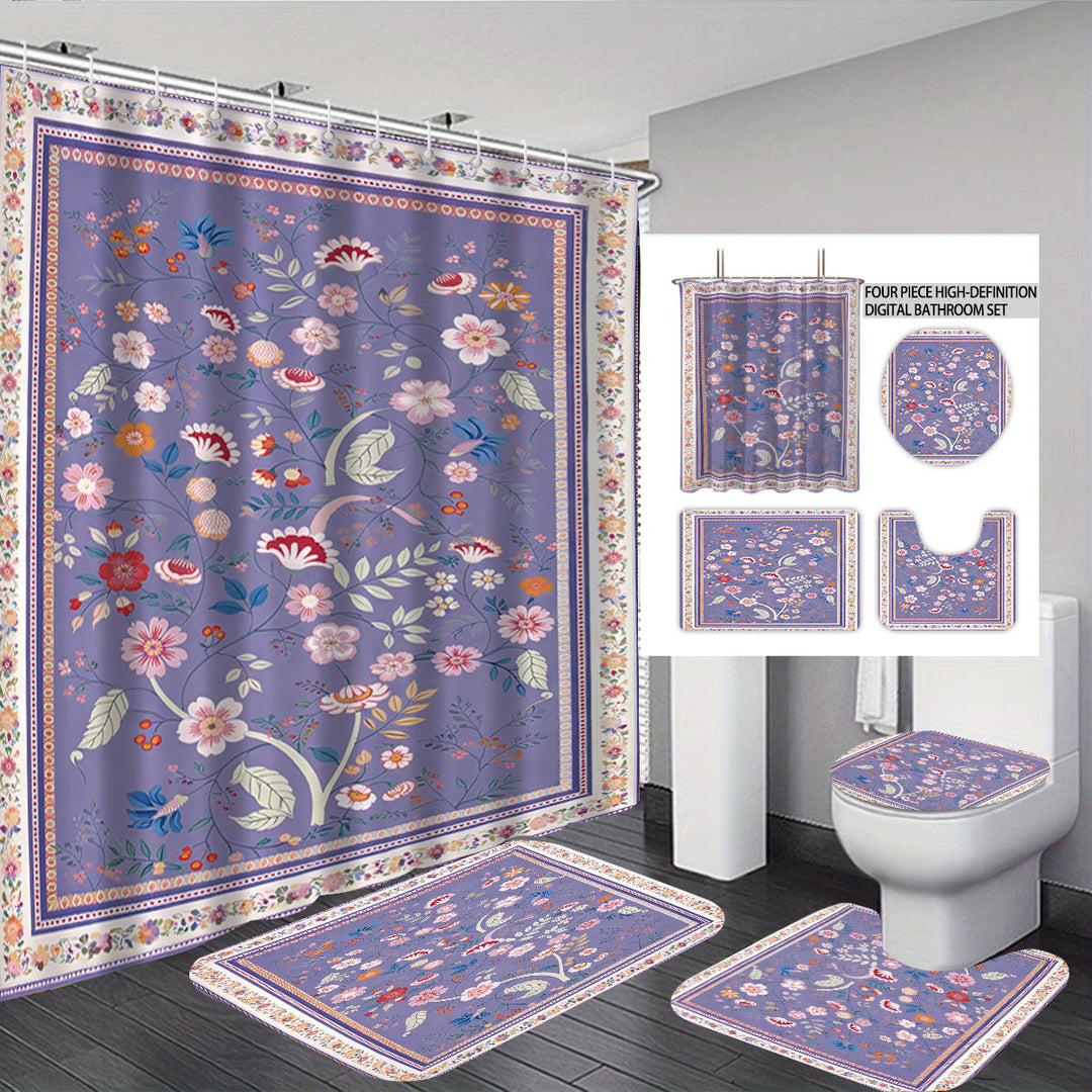 Digital Floral Print Badsett Skanto