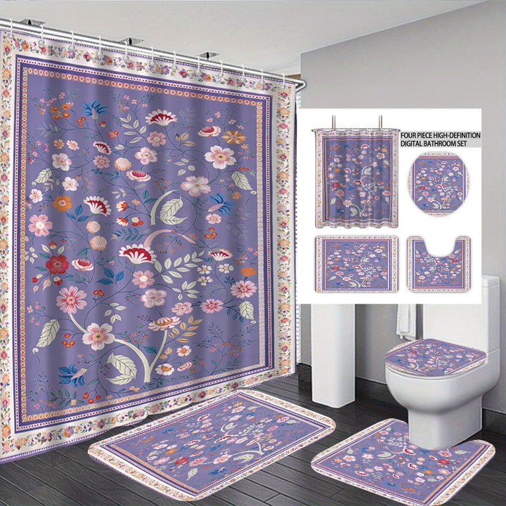 Digital Floral Print Badsett Skanto