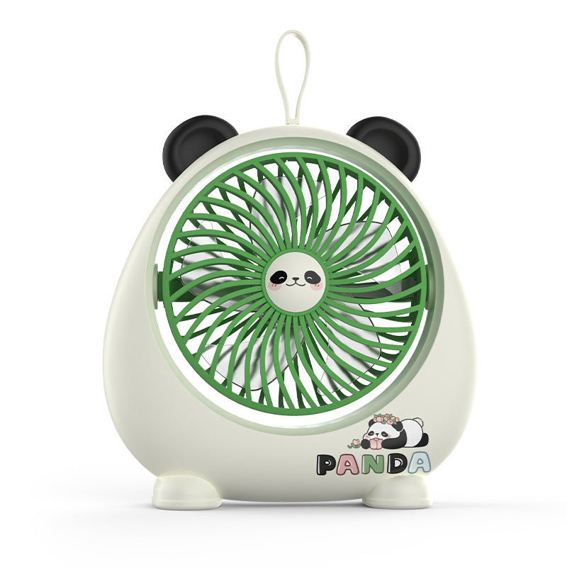 Dame Bærbar Håndvifte i Panda-design Skanto