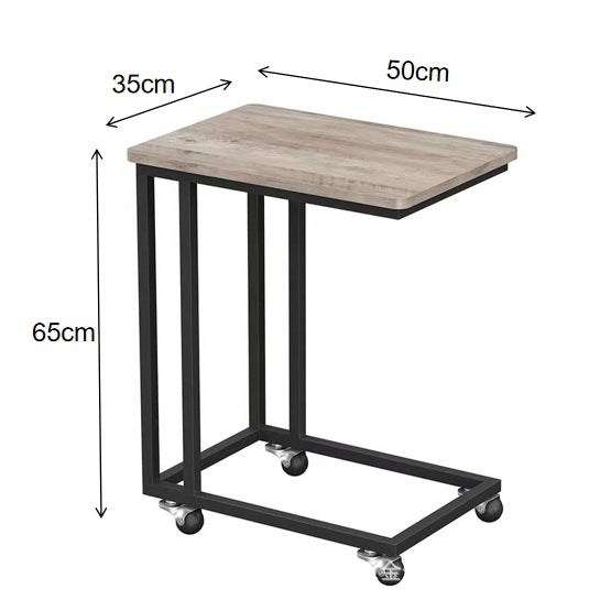 Sidebord med hjul og moderne design Skanto