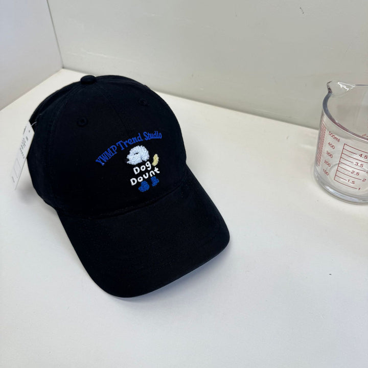 Unisex Brodert Hundetema Baseball Caps Skanto