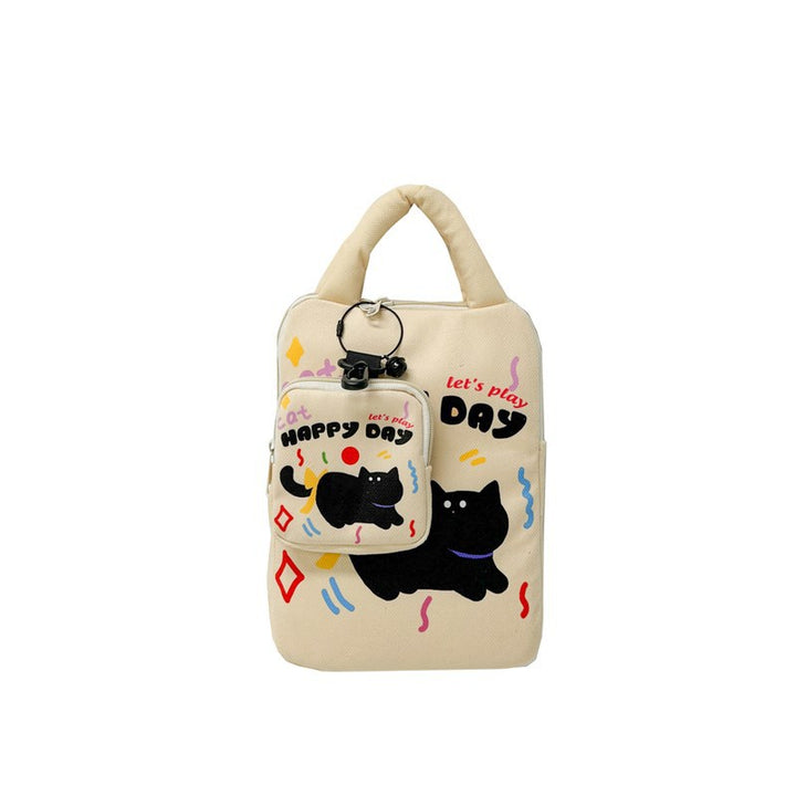 Laptoptas med kreativt kattmønster Skanto