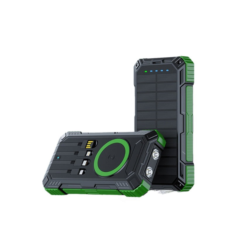 Robust Solar Powerbank med multifunksjonsporter Skanto