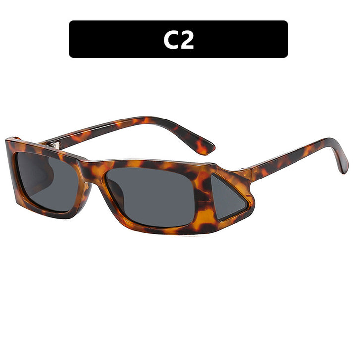 Damer ekstravagante solbrille i geometrisk design Skanto
