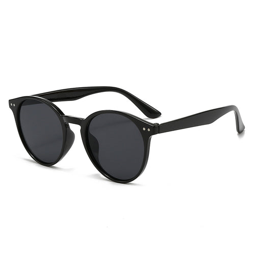 Dame Cat-Eye solbriller med transparent ramme Skanto