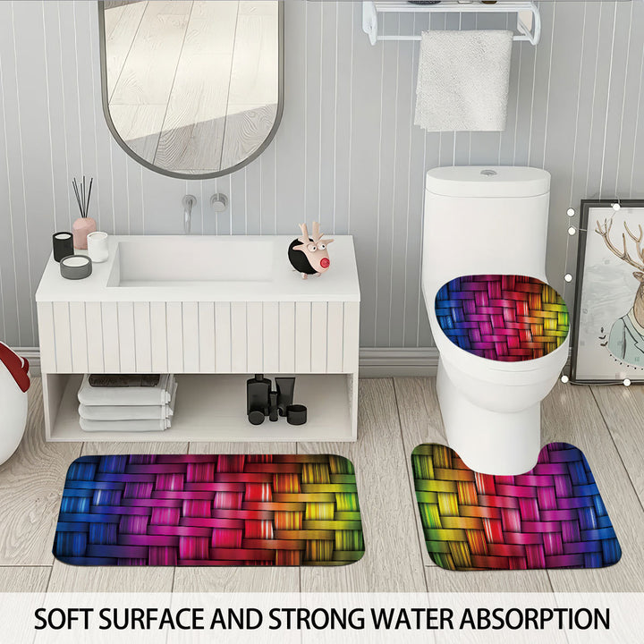Digital Cube Pattern Badsett Skanto