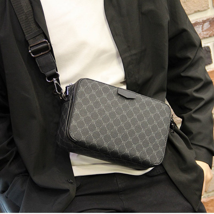 Moderne crossbody veske med strukturert overflate Skanto