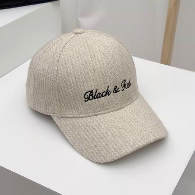 Kvinne Brodert Casual Strikket Baseball Caps Skanto