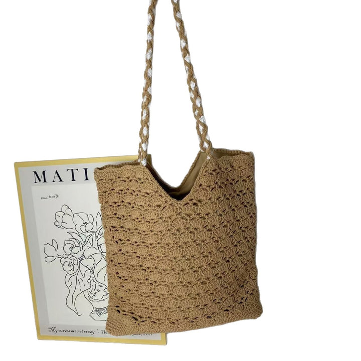 Håndkniplet Shopper Bag Skanto