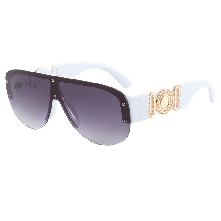 Dame stor solbrille med luksuriøs kantdesign Skanto
