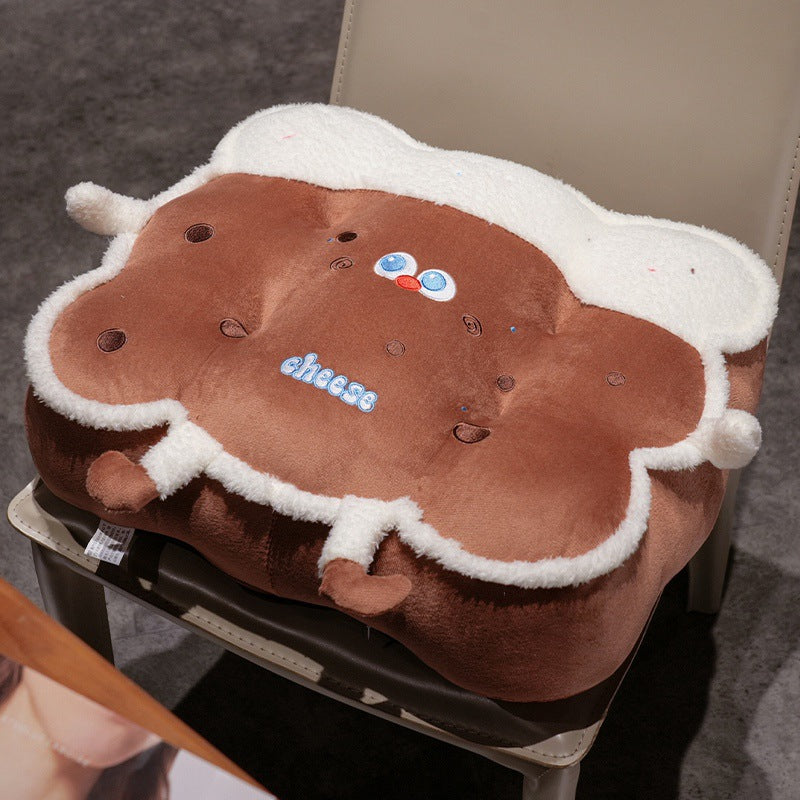 3D Plüsch-setepute med smørbrød-design Skanto