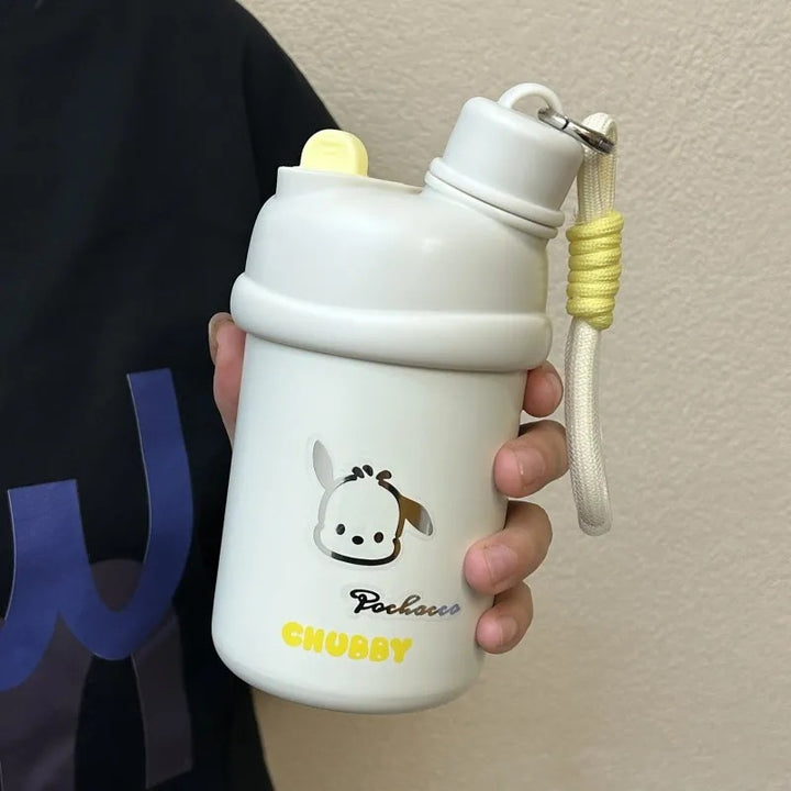 Damen Isoliertrinkflasche mit innovativem Verschlusssystem und süßem Tierdesign Skanto