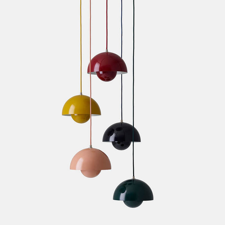 Skanto | Nordic Macaron 1-Ly Half-Sirkel Kuppel Pendellampe