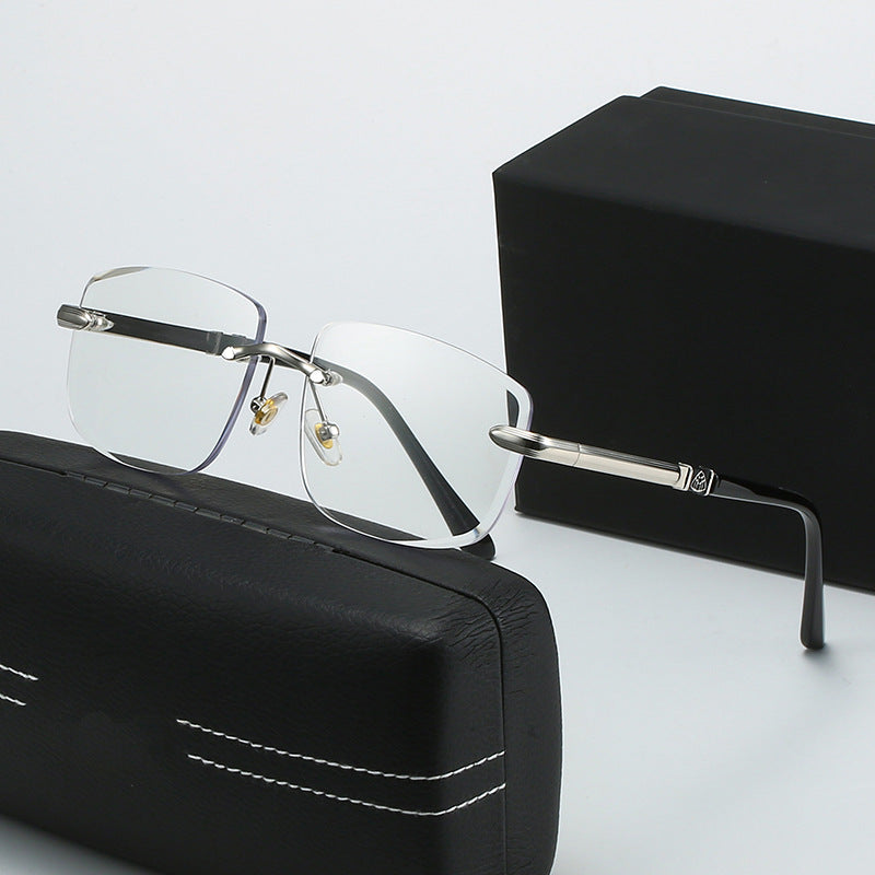 Dame kvadratisk solbrille med stilige plast- og metalldetaljer Skanto