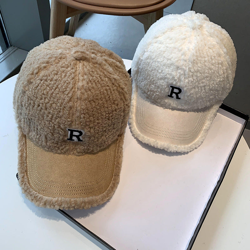 Kvinne Fuzzy Plush Baseball Cap Skanto