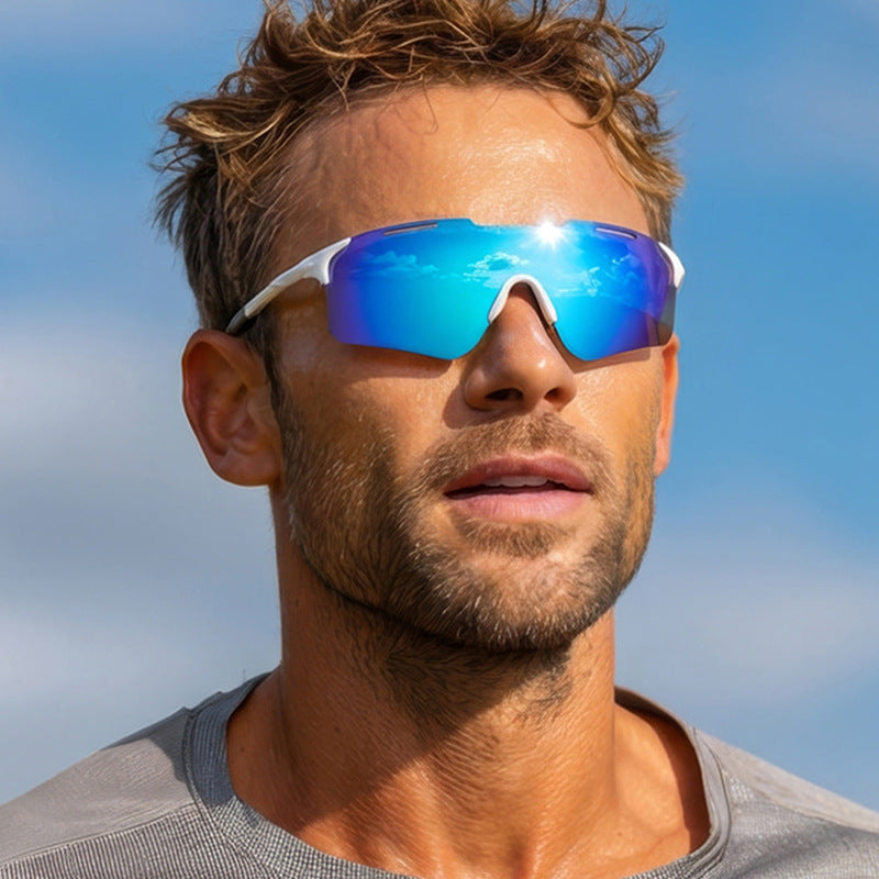 Men's Sporty Shield Sunglasses Skanto