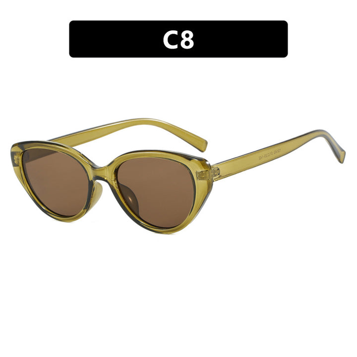 Dame Cat-Eye solbriller med moderne design og UV-beskyttelse Skanto