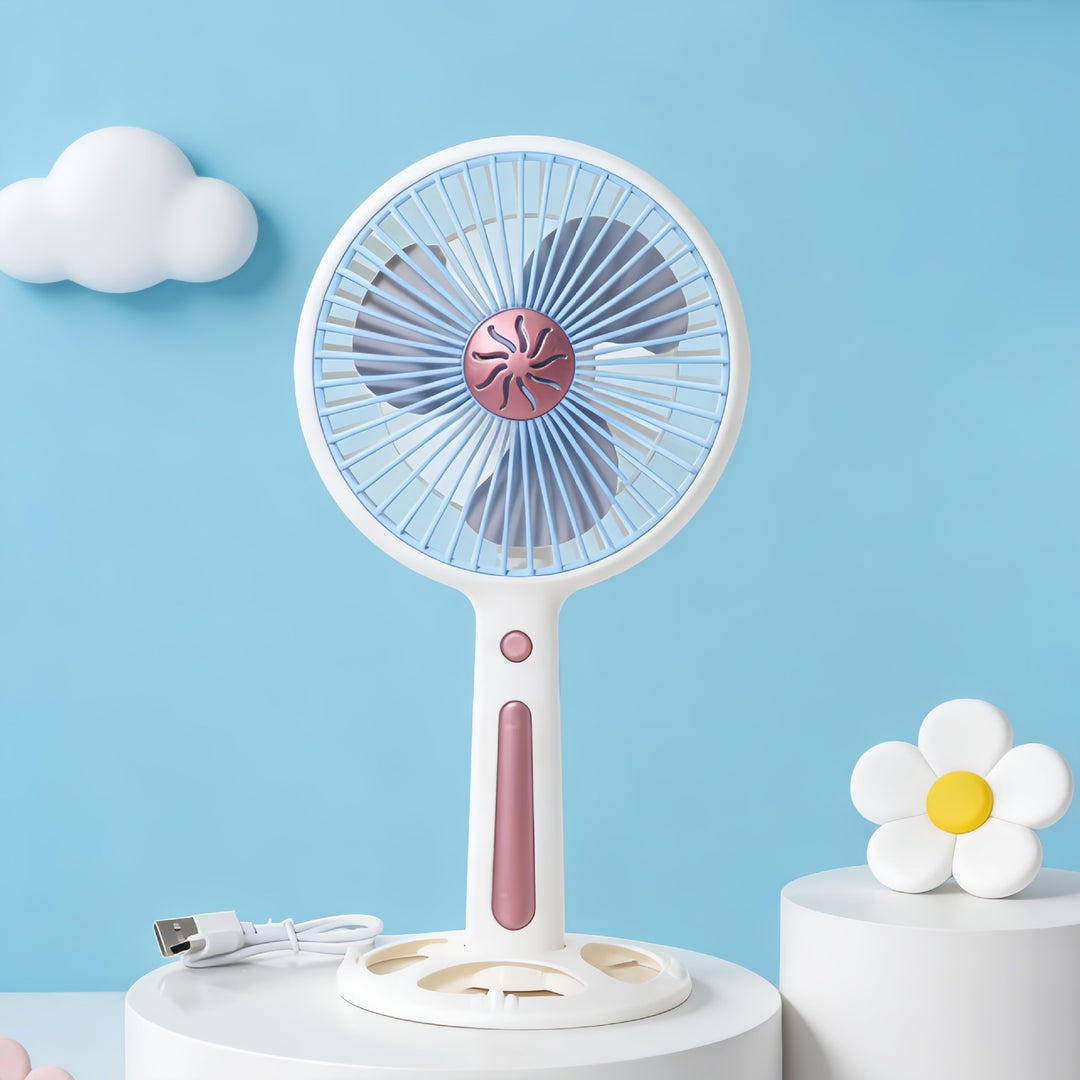 Dame Bærbar Mini-Ventilator med kreativt Dyredesign Skanto