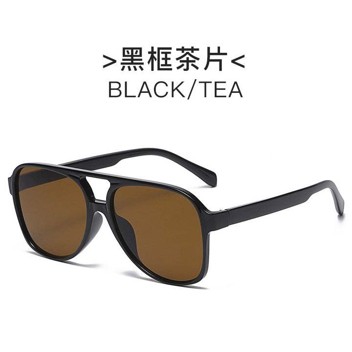 Dame elegant solbrille med høyverdig geometrisk design Skanto