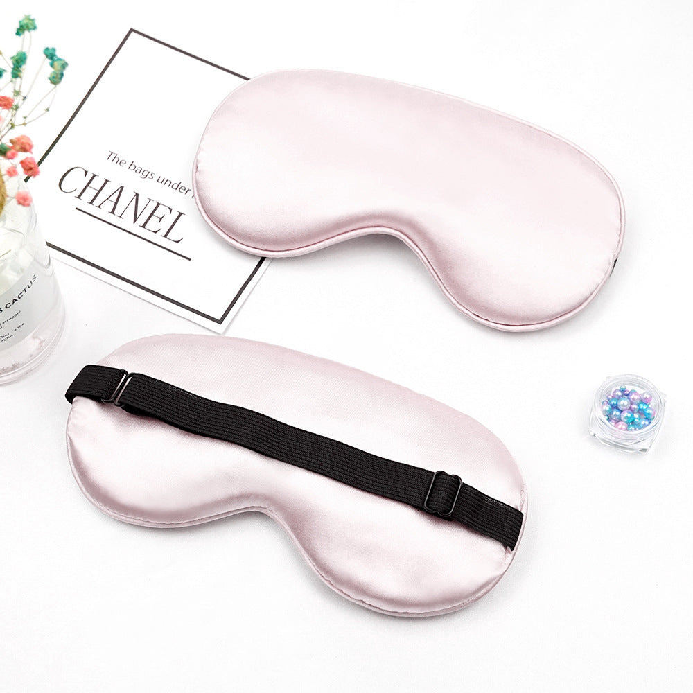 Unisex nan luksuriøs silk søvnmaske med konturert øyeutskjæring og justerbart elastisk bånd Skanto