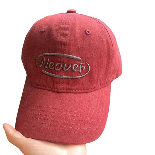 Kvinne Casual Brodert Bomull Baseball Cap Skanto 1784083816