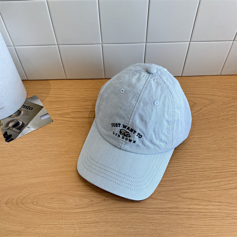 Kvinnenes Casual Brodert Justerbar Baseball Caps Skanto