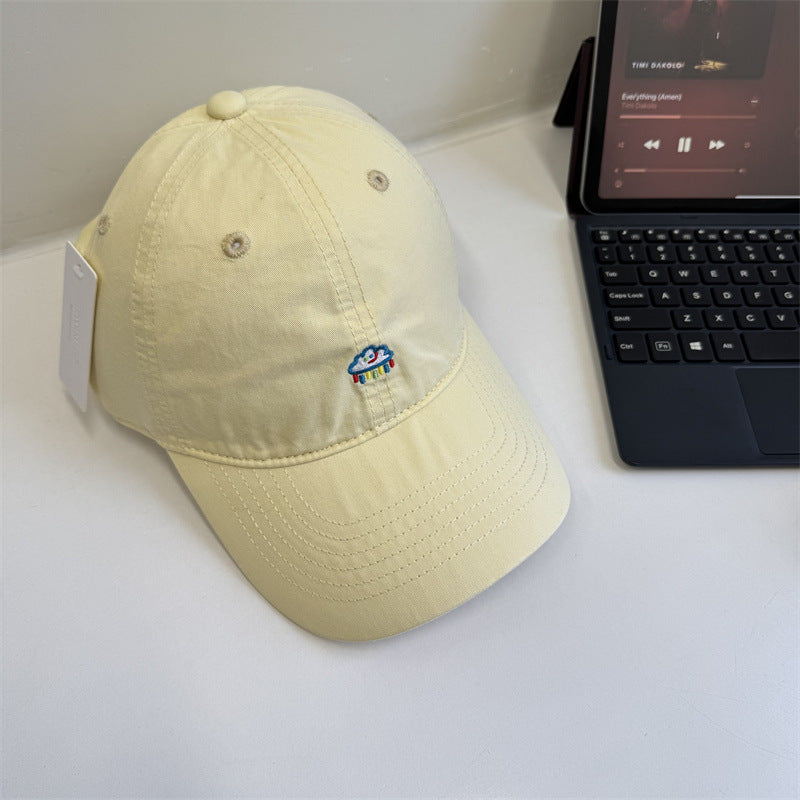 Kvinne Brodert Bomull Far Hat Skanto