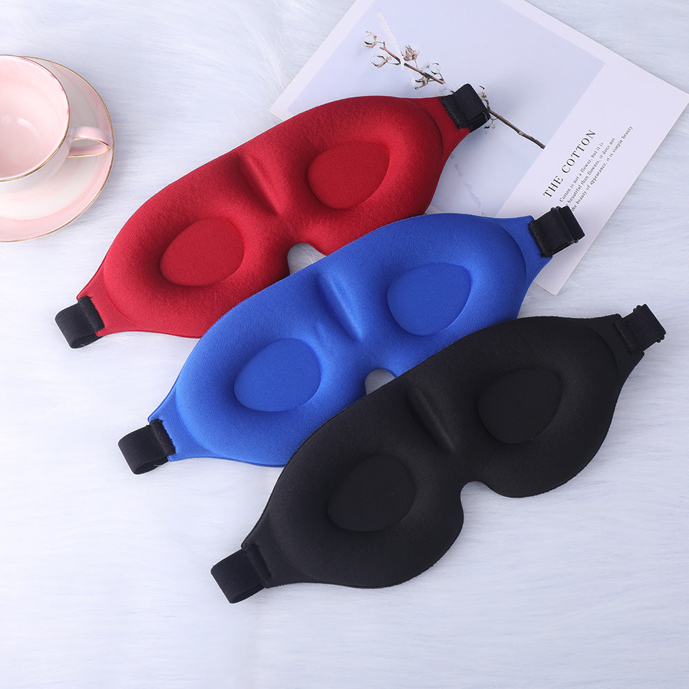 Unisex nan ergonomisk 3D sovemaske med konturerte øyehulrom og justerbart komfortbånd Skanto