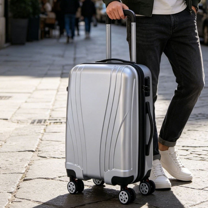 Unisex Kompakt Hard Shell Rullesuitecase Skanto