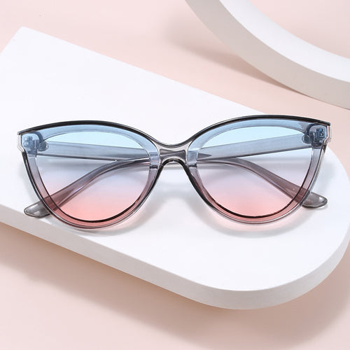 Dame stilige Cat-Eye solbriller med UV-beskyttelse og lett ramme Skanto