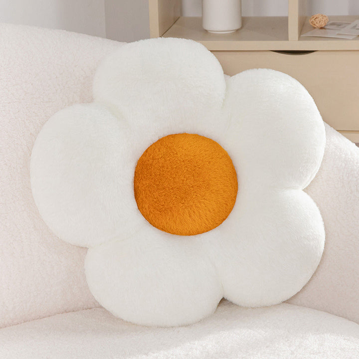 Plüsch sittepute i blomsterform Skanto