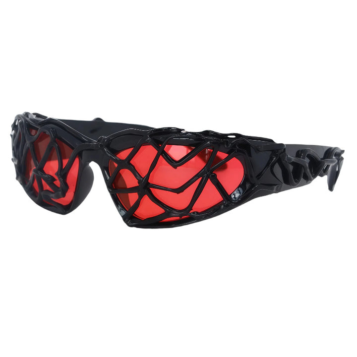 Dame Sporty solbriller med innovativ, strukturert ramme Skanto